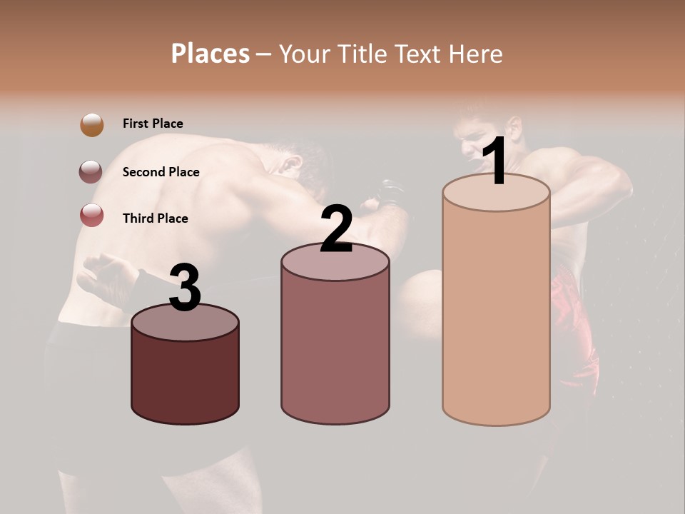 Combat Martial Artist Two PowerPoint Template