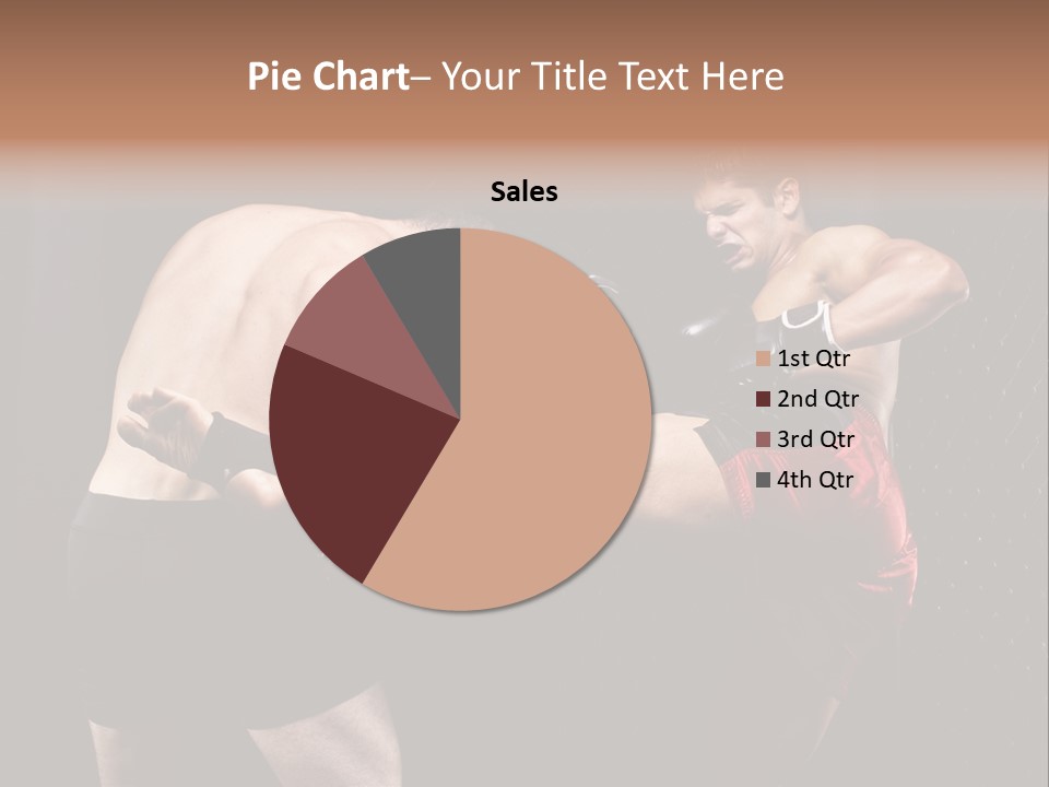 Combat Martial Artist Two PowerPoint Template