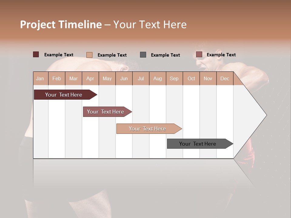 Combat Martial Artist Two PowerPoint Template