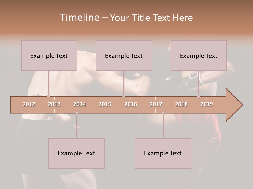 Combat Martial Artist Two PowerPoint Template