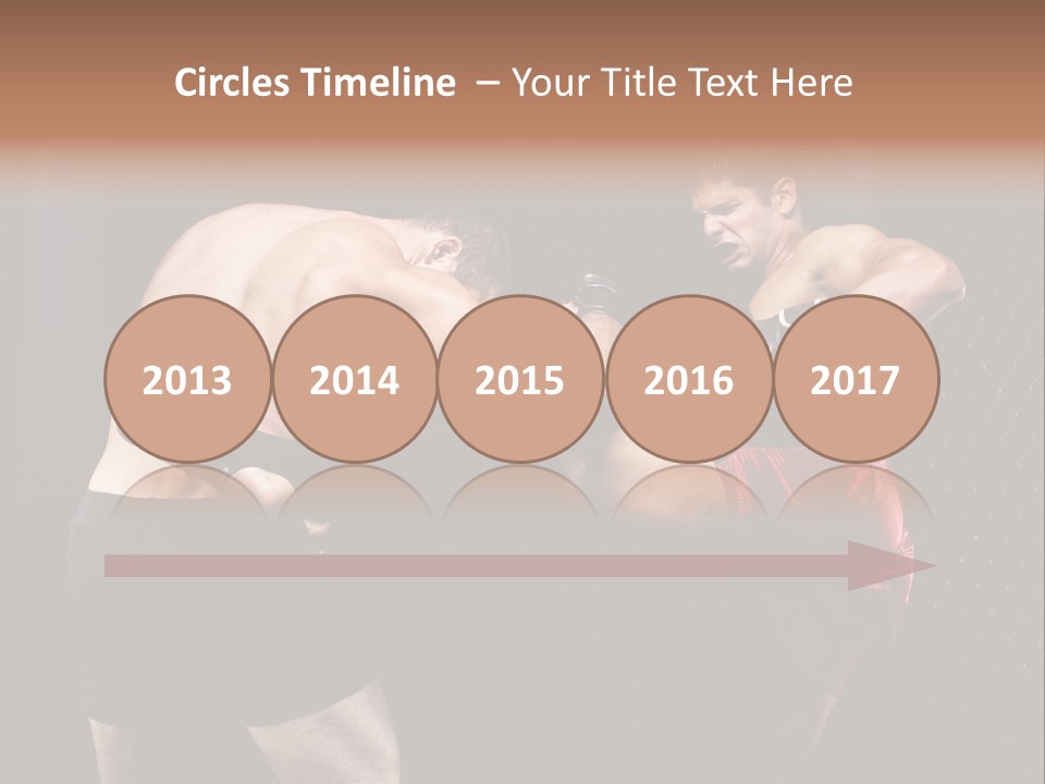 Combat Martial Artist Two PowerPoint Template