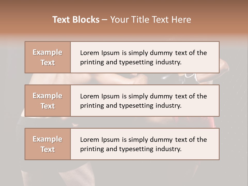 Combat Martial Artist Two PowerPoint Template