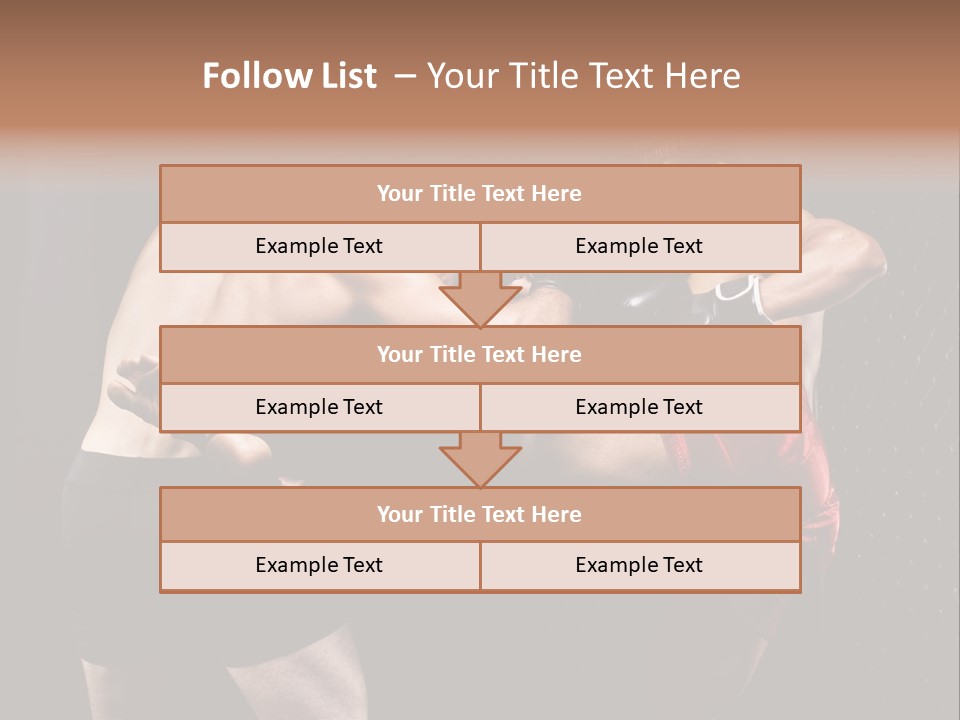 Combat Martial Artist Two PowerPoint Template
