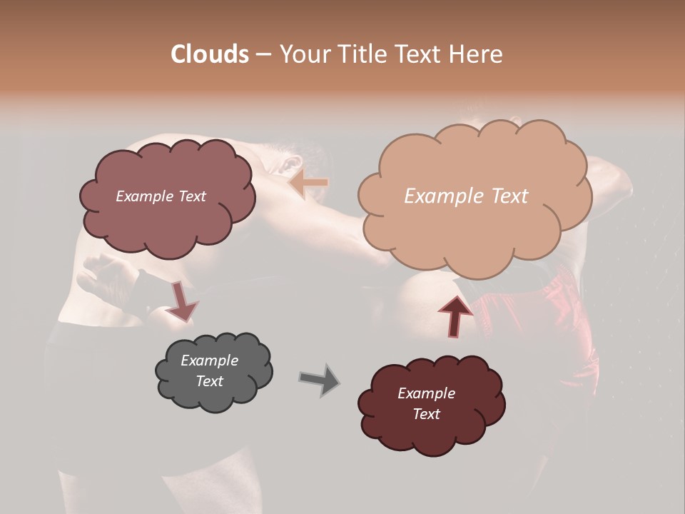 Combat Martial Artist Two PowerPoint Template