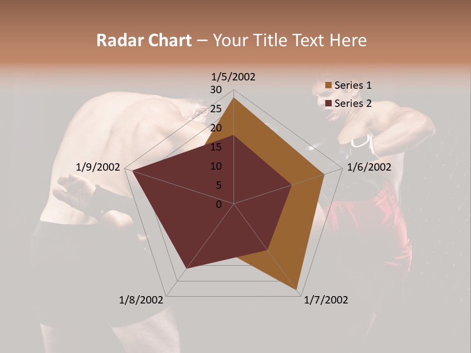 Combat Martial Artist Two PowerPoint Template