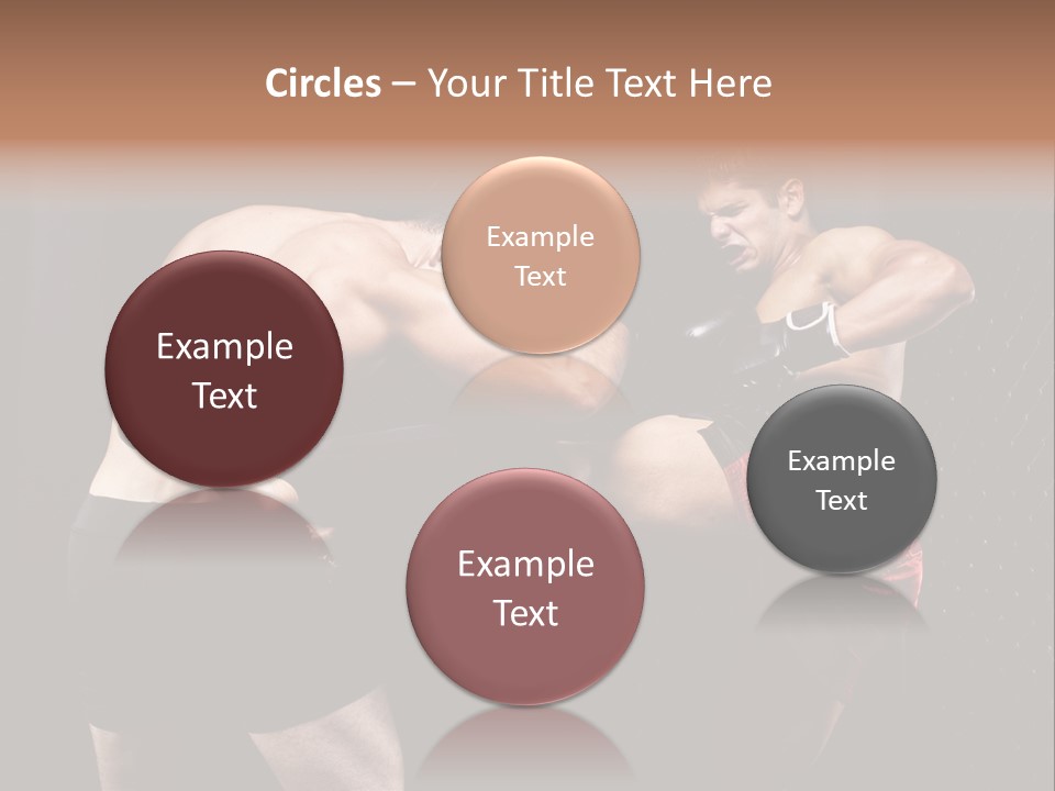 Combat Martial Artist Two PowerPoint Template