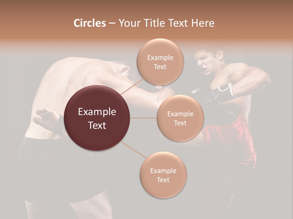 Combat Martial Artist Two PowerPoint Template