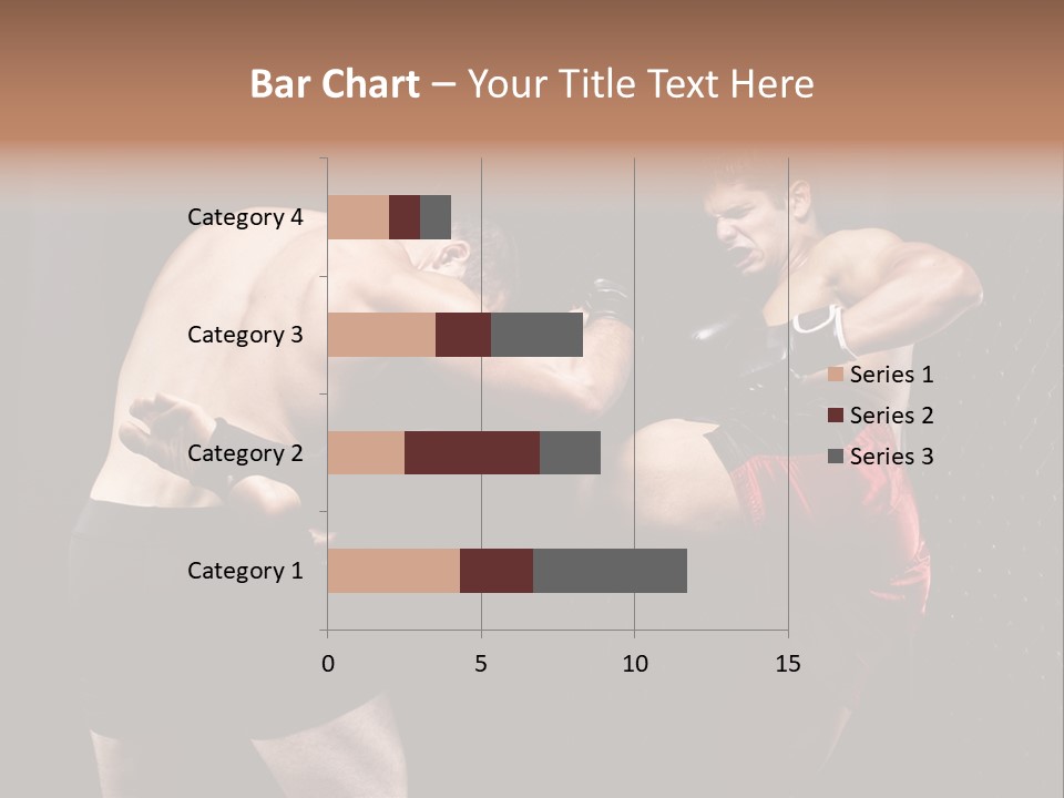 Combat Martial Artist Two PowerPoint Template