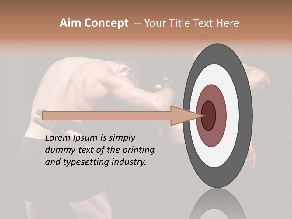 Combat Martial Artist Two PowerPoint Template