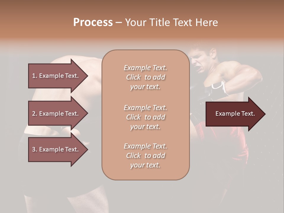 Combat Martial Artist Two PowerPoint Template