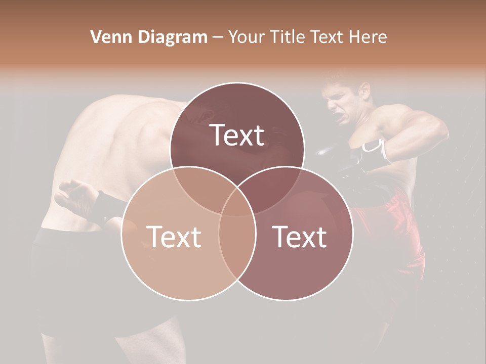 Combat Martial Artist Two PowerPoint Template