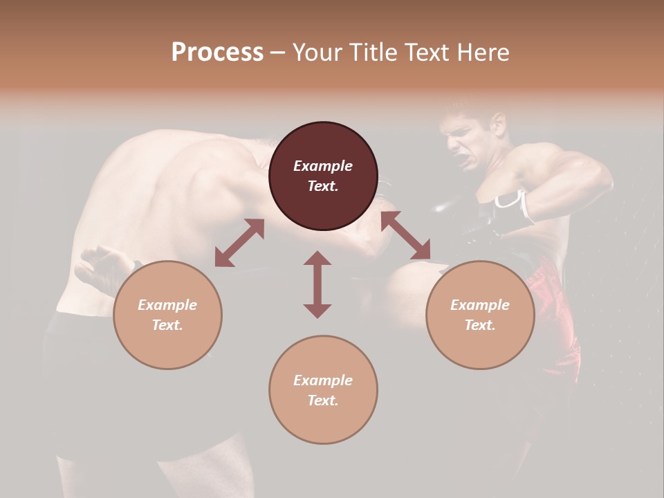 Combat Martial Artist Two PowerPoint Template