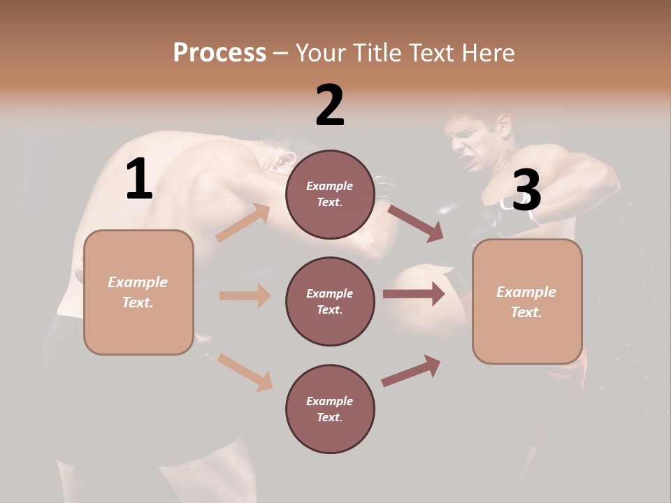 Combat Martial Artist Two PowerPoint Template