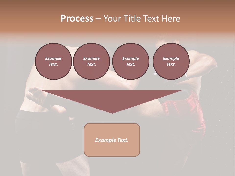 Combat Martial Artist Two PowerPoint Template