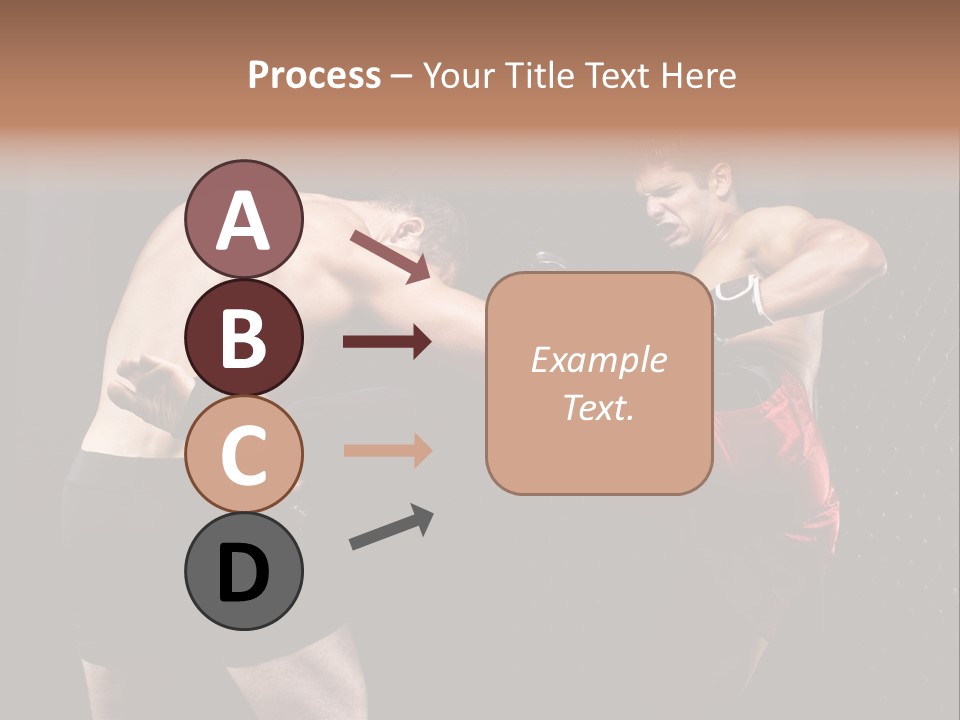 Combat Martial Artist Two PowerPoint Template