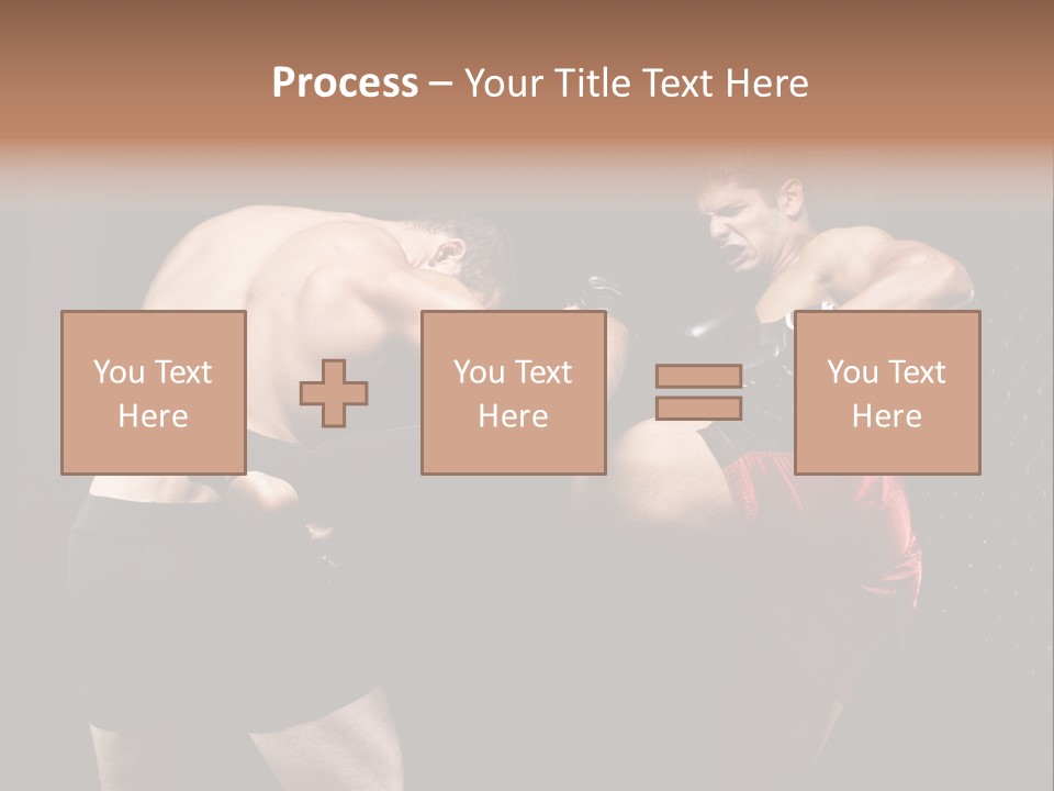 Combat Martial Artist Two PowerPoint Template