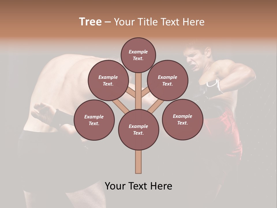 Combat Martial Artist Two PowerPoint Template