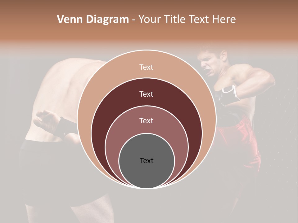 Combat Martial Artist Two PowerPoint Template