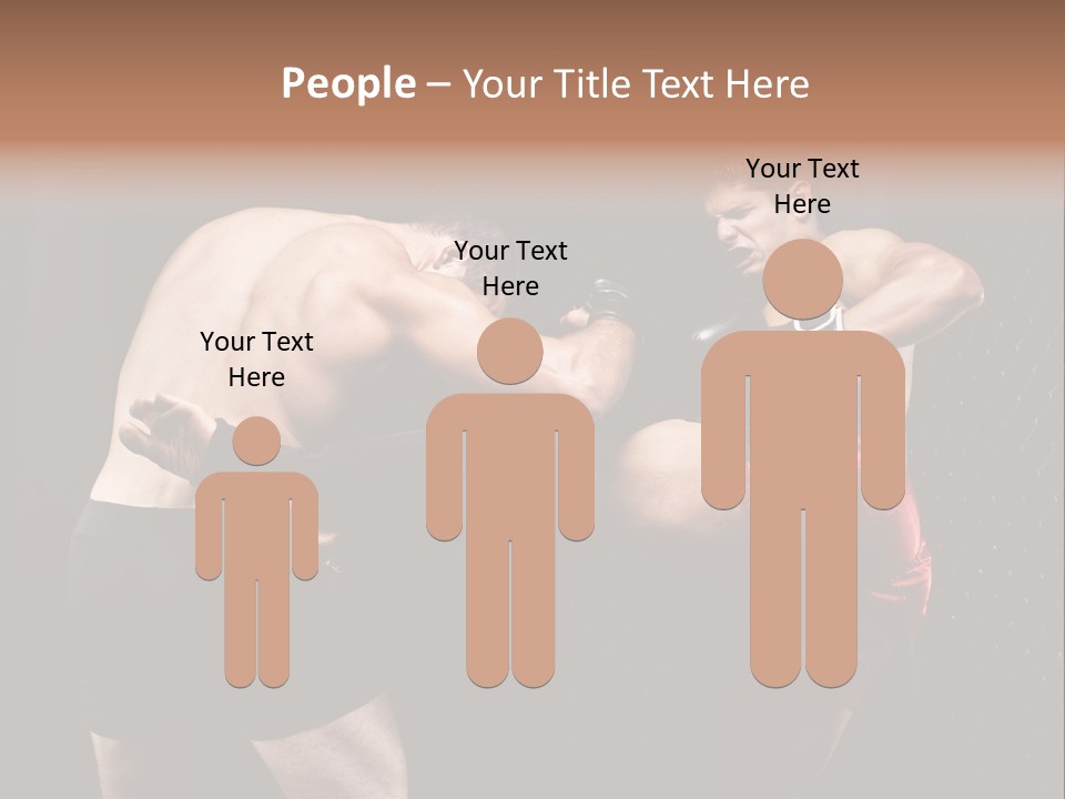 Combat Martial Artist Two PowerPoint Template