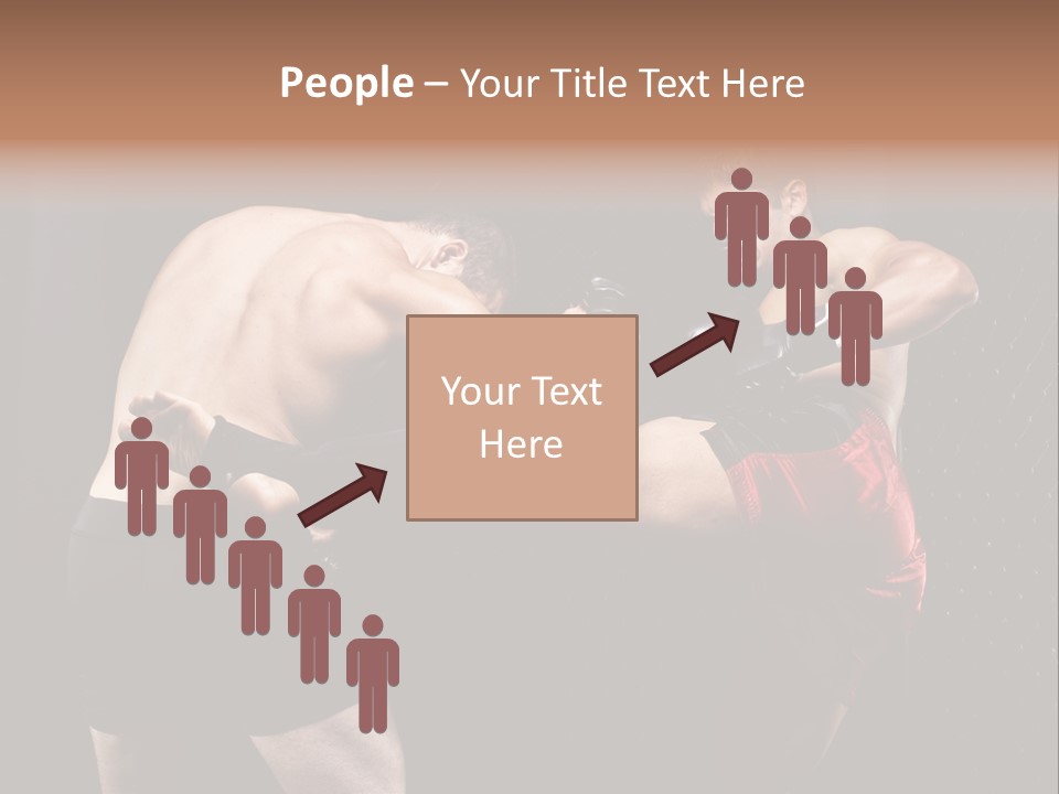 Combat Martial Artist Two PowerPoint Template