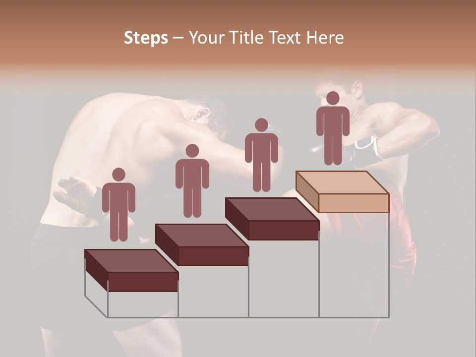 Combat Martial Artist Two PowerPoint Template