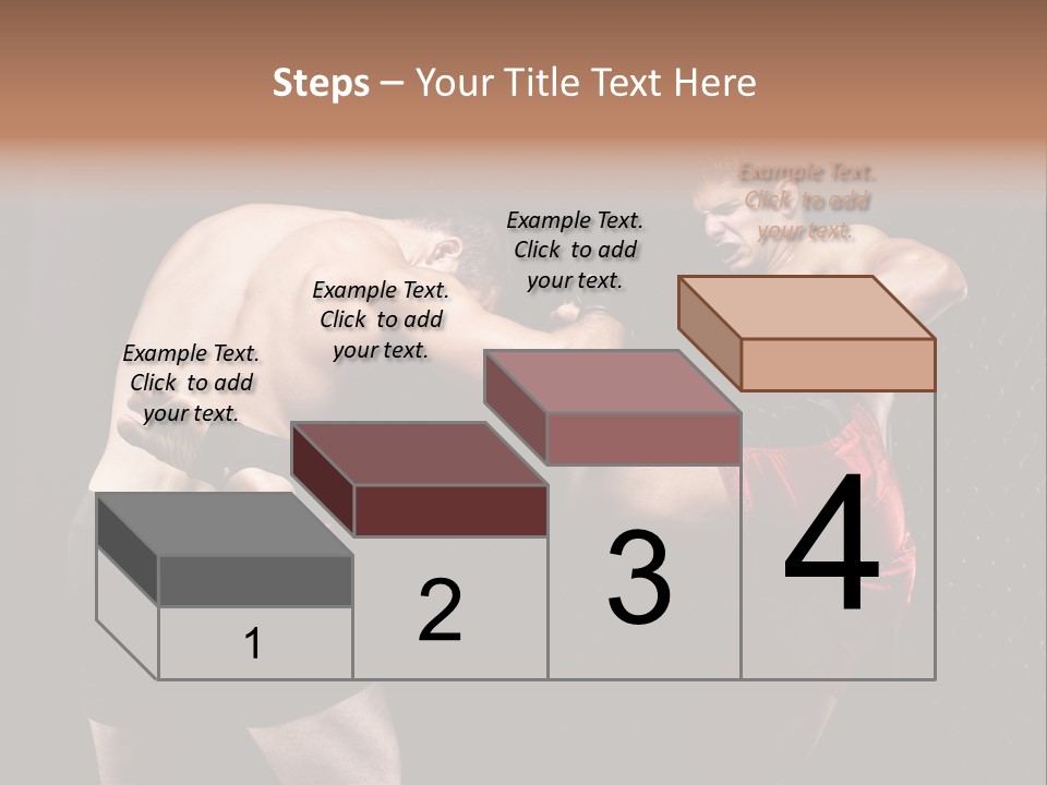 Combat Martial Artist Two PowerPoint Template