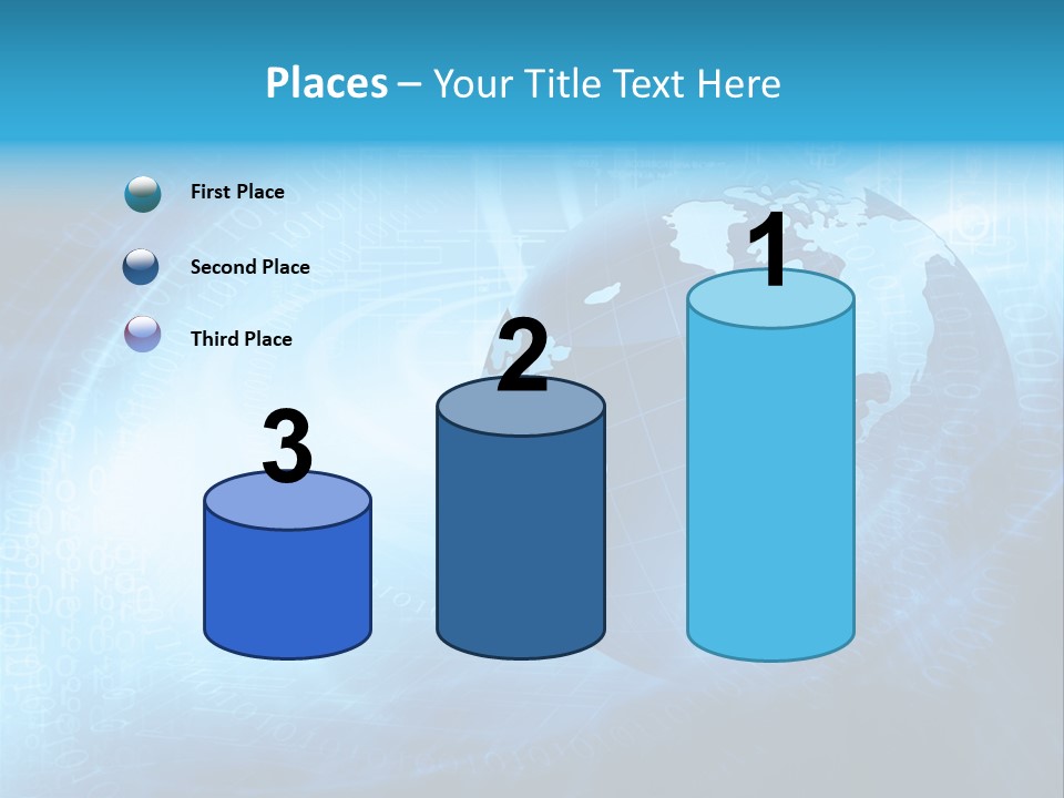 Transfer Connect Map PowerPoint Template