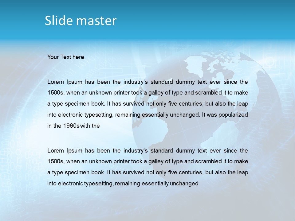 Transfer Connect Map PowerPoint Template