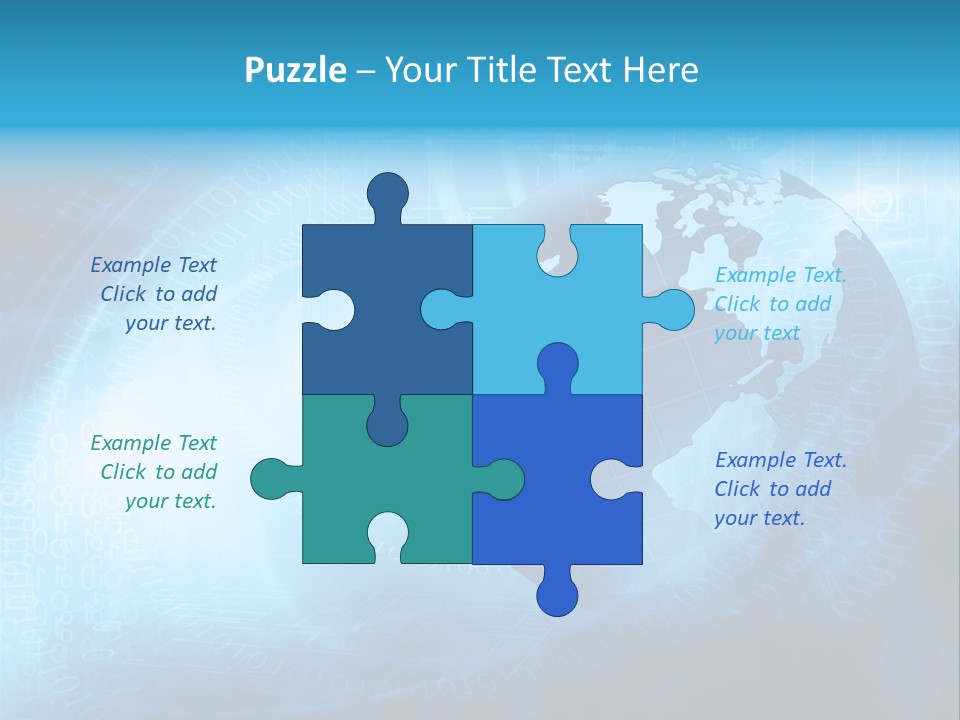 Transfer Connect Map PowerPoint Template