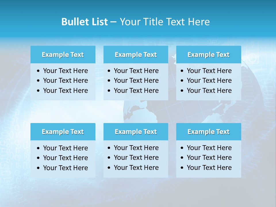 Transfer Connect Map PowerPoint Template