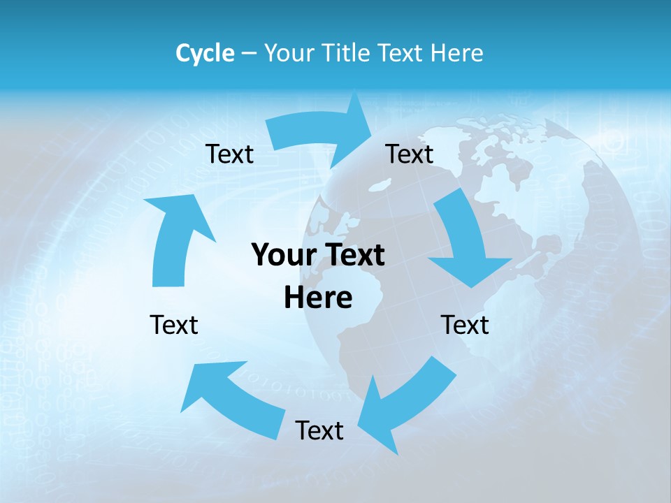 Transfer Connect Map PowerPoint Template