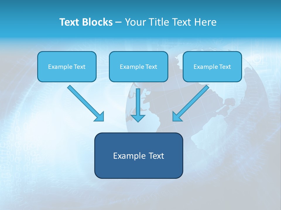 Transfer Connect Map PowerPoint Template