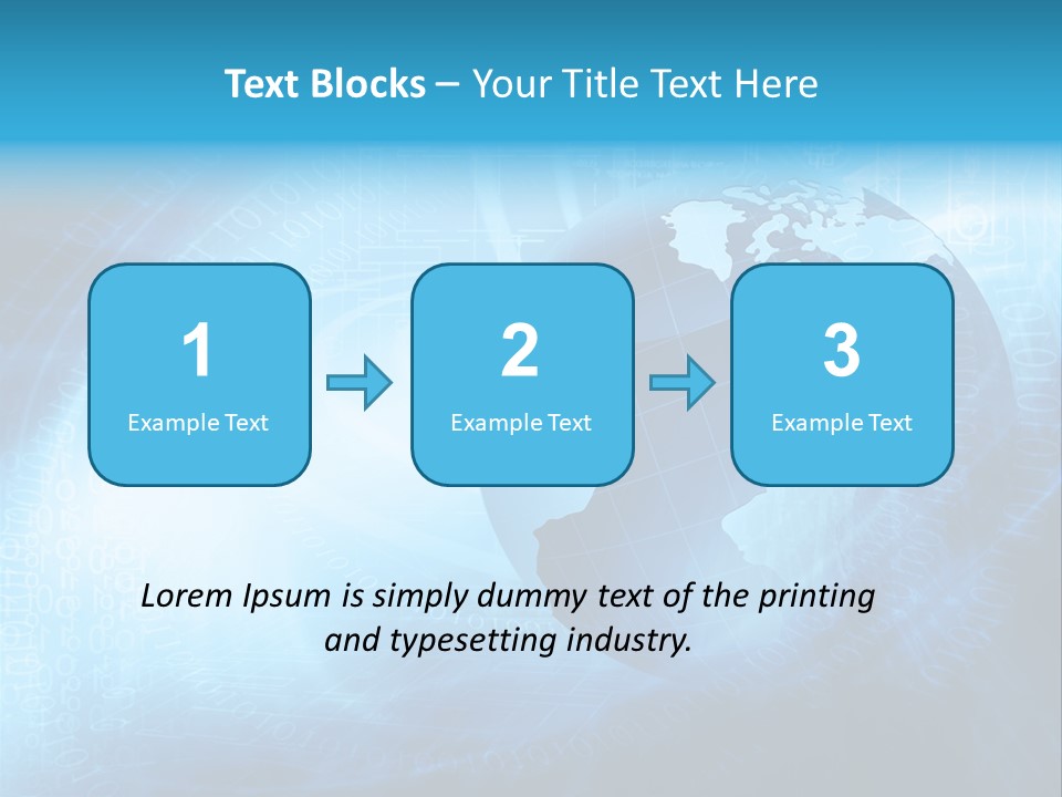 Transfer Connect Map PowerPoint Template