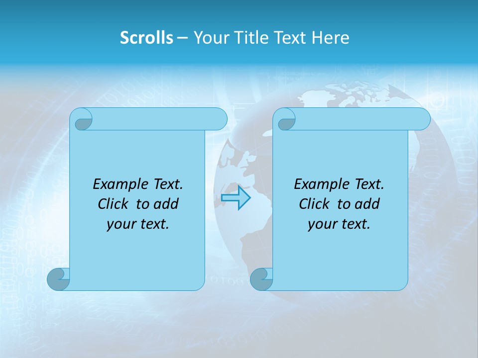 Transfer Connect Map PowerPoint Template