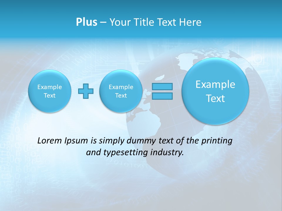 Transfer Connect Map PowerPoint Template