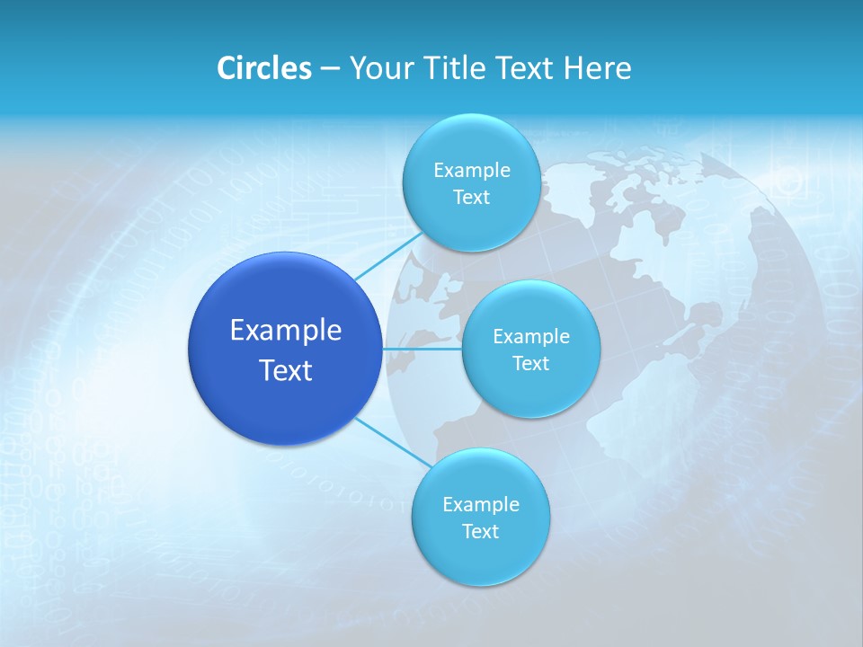 Transfer Connect Map PowerPoint Template