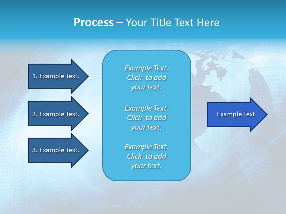 Transfer Connect Map PowerPoint Template