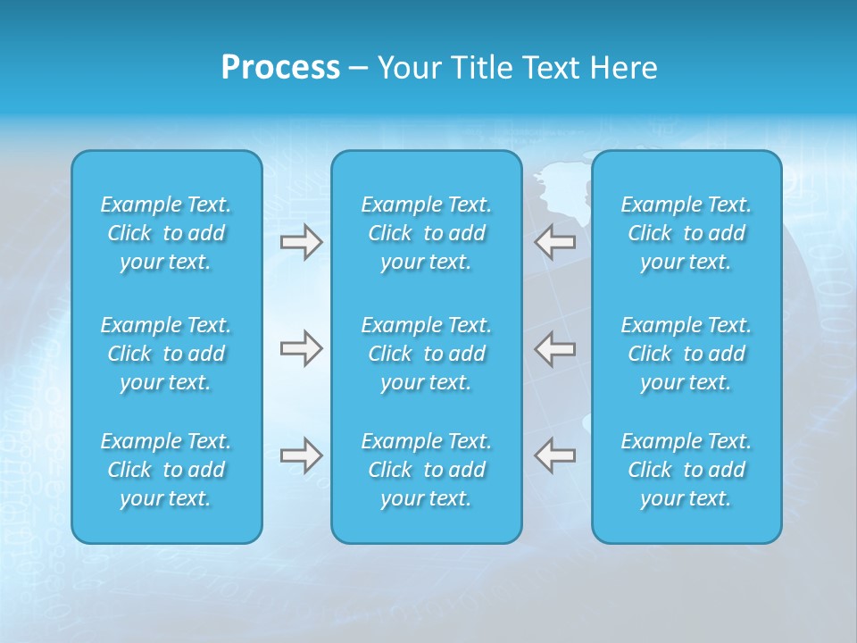 Transfer Connect Map PowerPoint Template