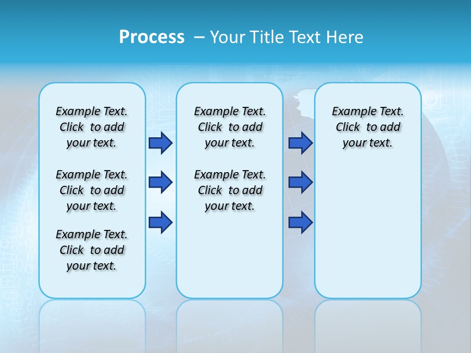 Transfer Connect Map PowerPoint Template