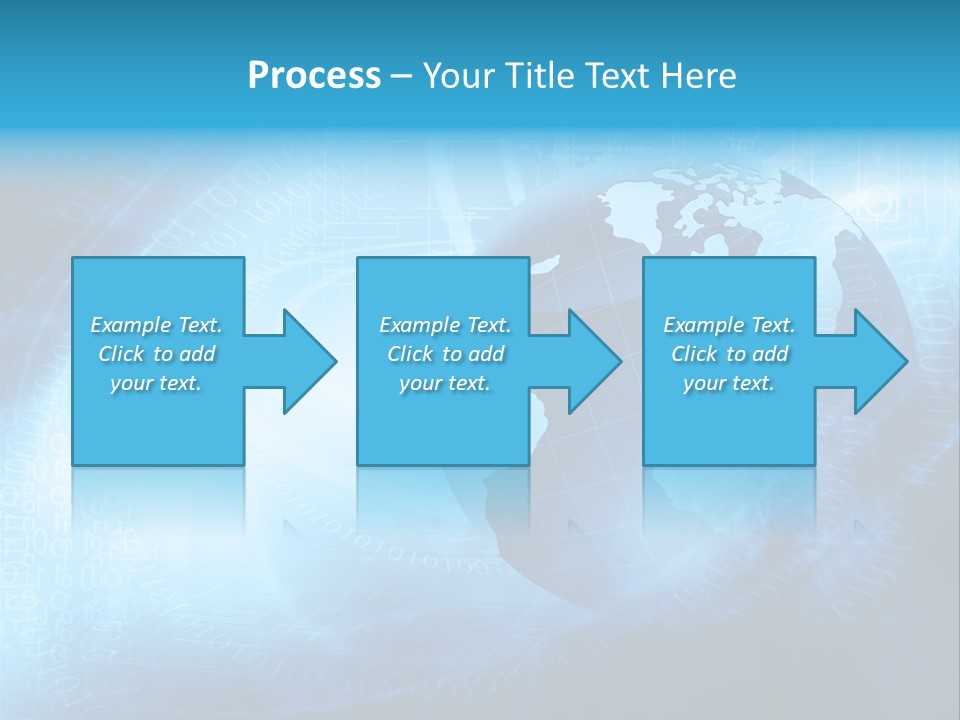 Transfer Connect Map PowerPoint Template