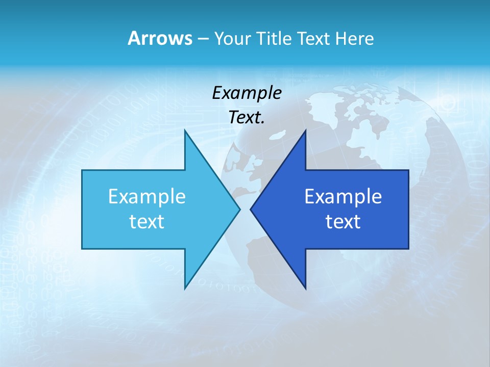 Transfer Connect Map PowerPoint Template