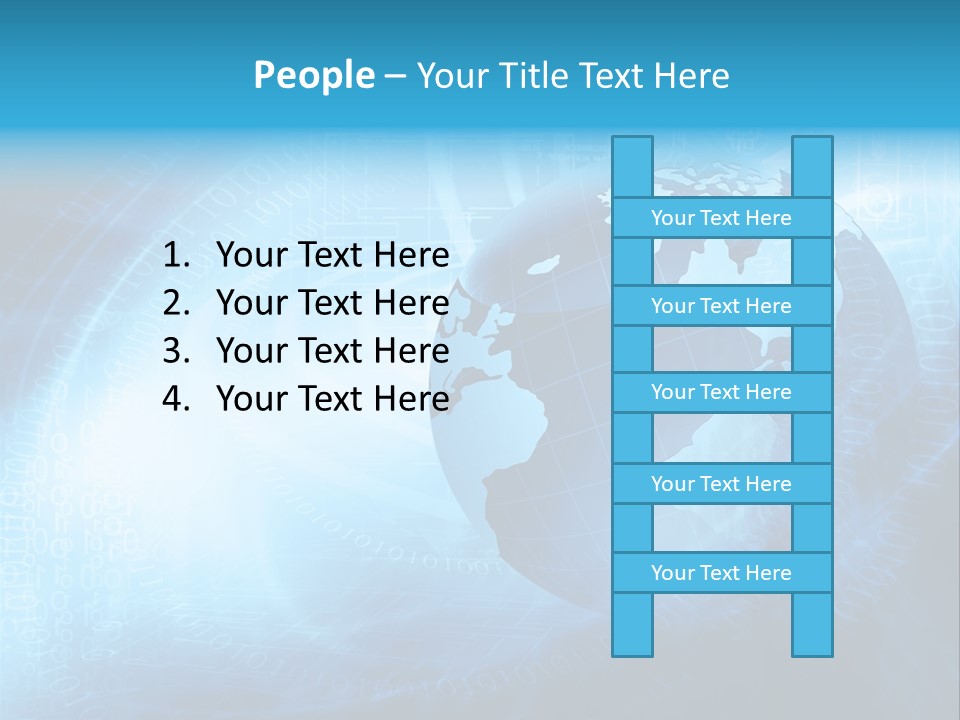 Transfer Connect Map PowerPoint Template