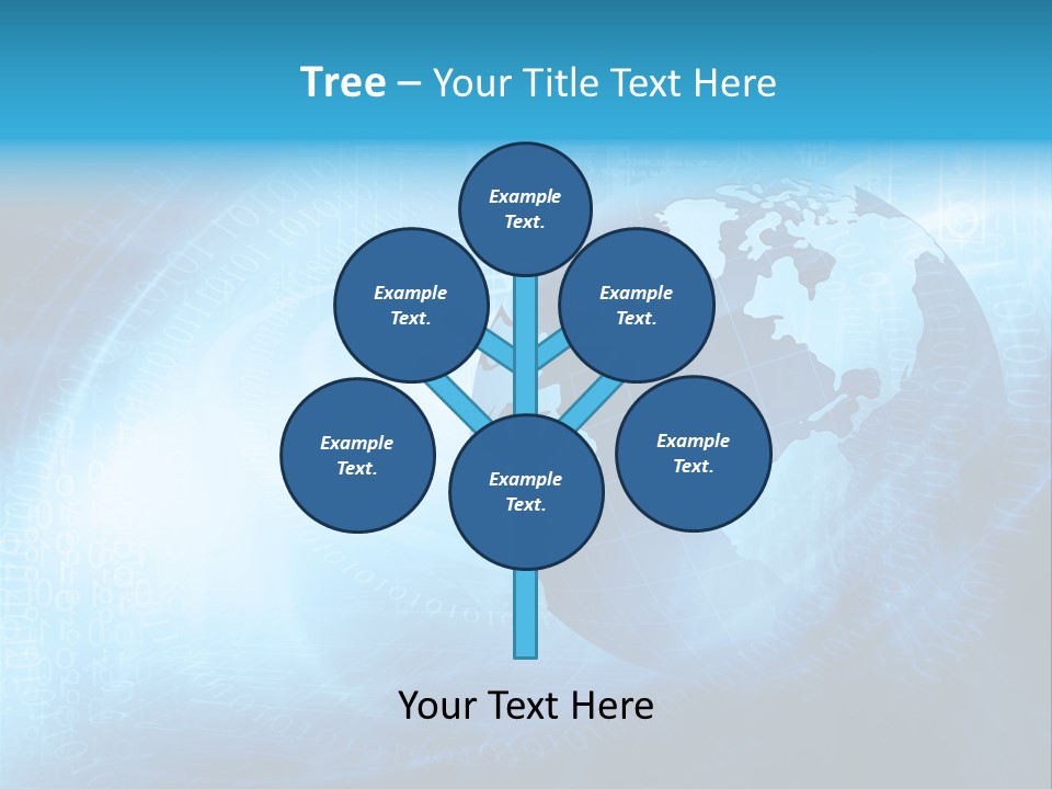 Transfer Connect Map PowerPoint Template