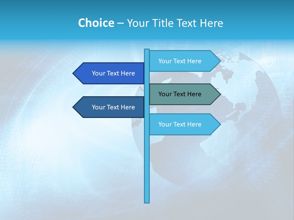 Transfer Connect Map PowerPoint Template
