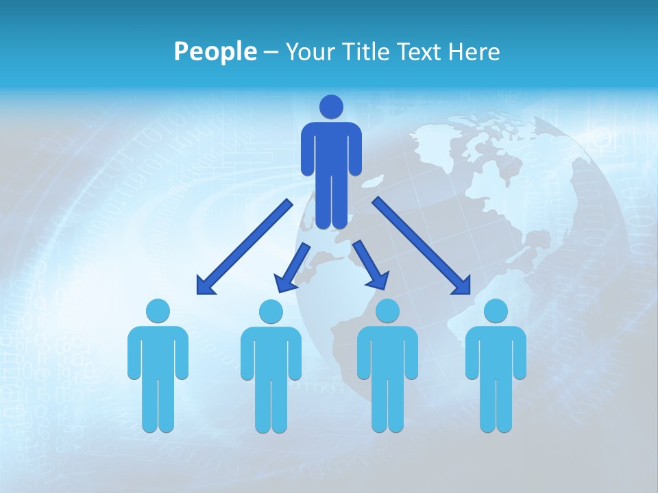 Transfer Connect Map PowerPoint Template