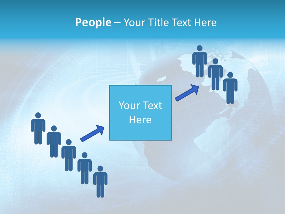 Transfer Connect Map PowerPoint Template