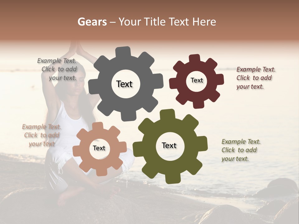 Human Hand Outdoors PowerPoint Template