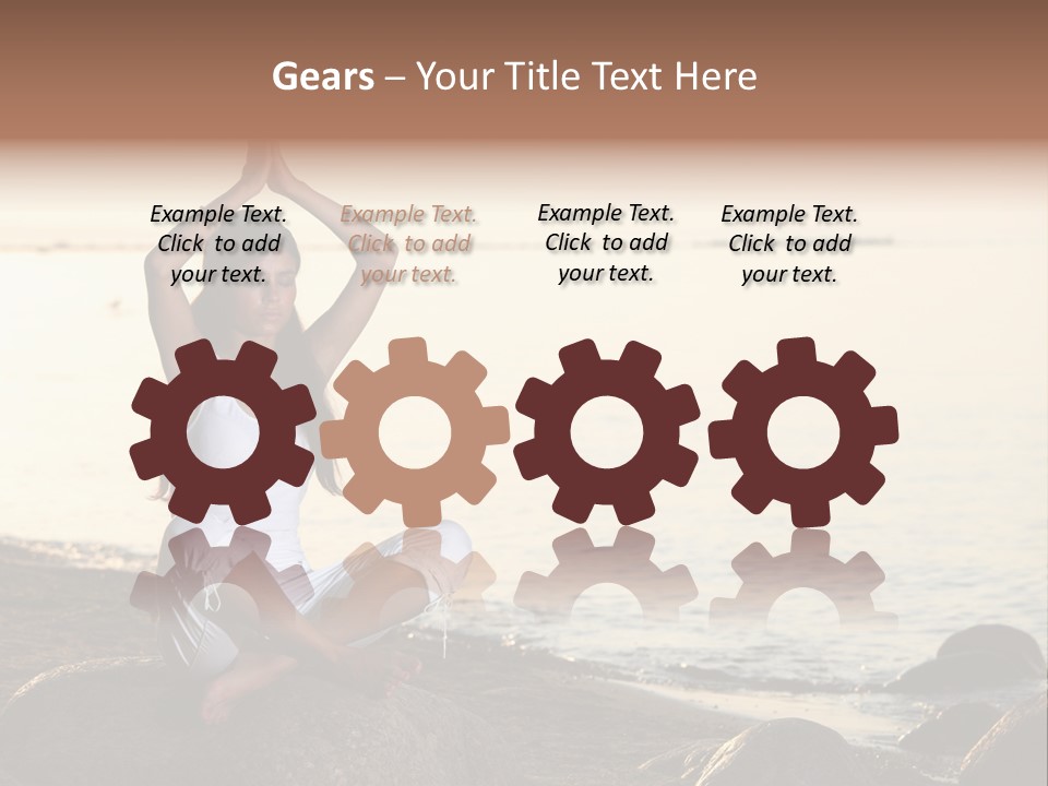 Human Hand Outdoors PowerPoint Template