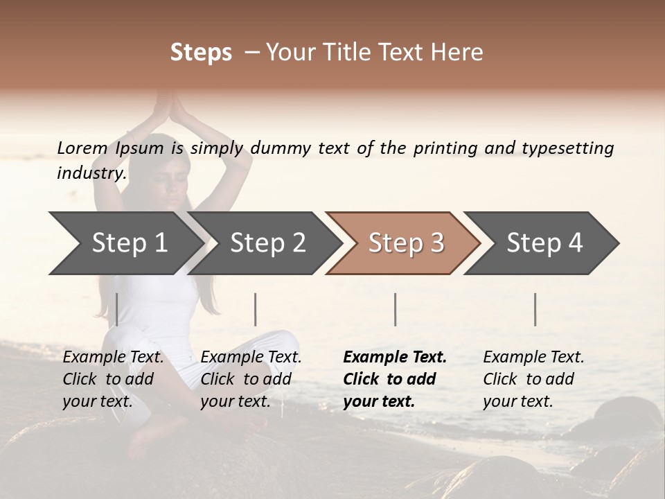 Human Hand Outdoors PowerPoint Template