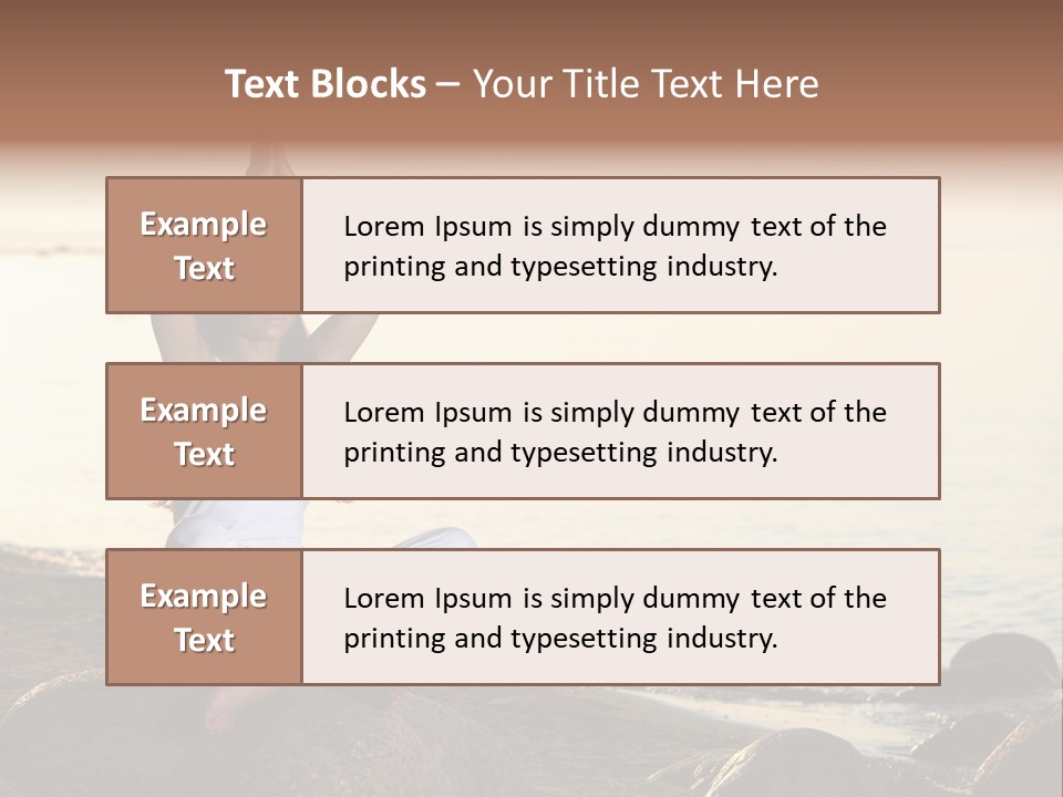 Human Hand Outdoors PowerPoint Template